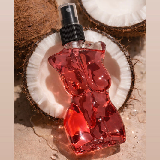 Coconut tanning oil spray